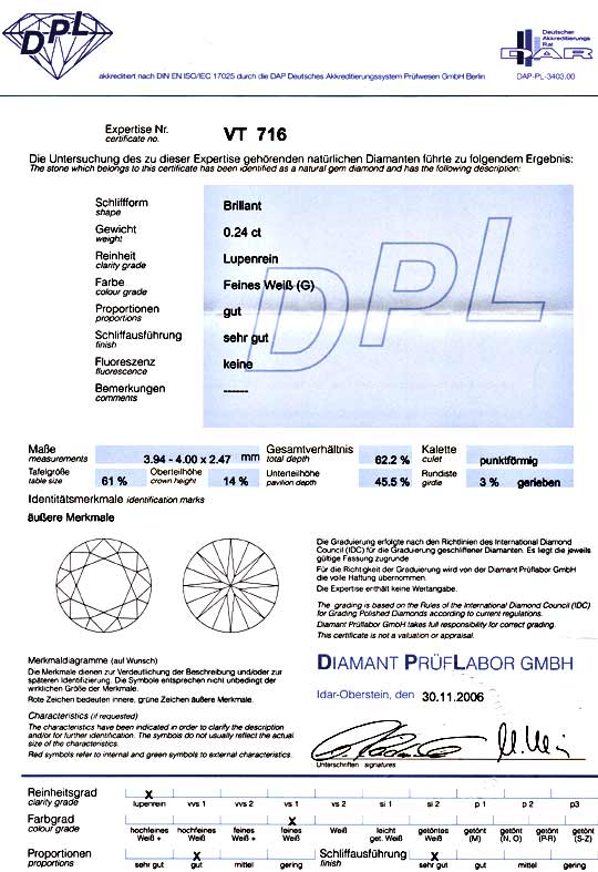 Foto 9 - Diamant 0,24 Brillant DPL Lupenrein Topwesselton, D5857